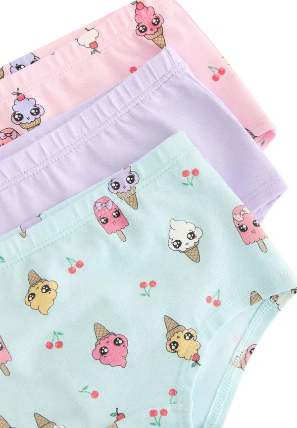 Трусы 3 шт, Lindex, icecream kawaii briefs, светло-розовый — фото 3