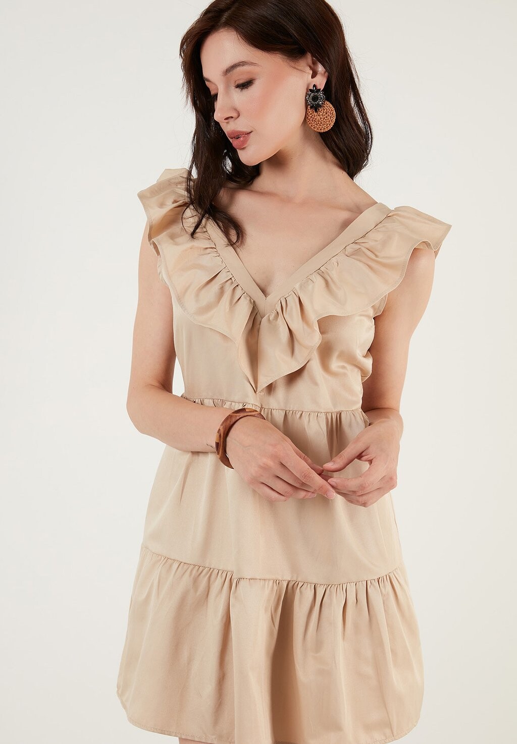 

Летнее платье LELA, бежевый