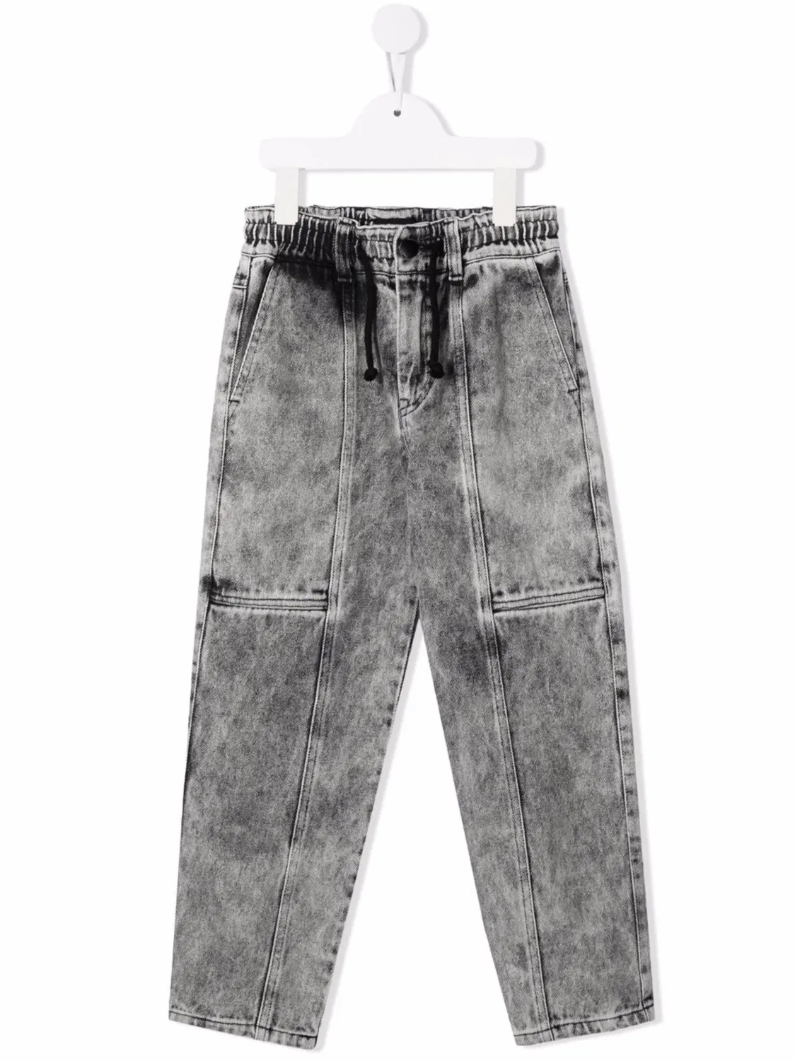 Детские джинсы с эффектом stonewash Andorine, серый