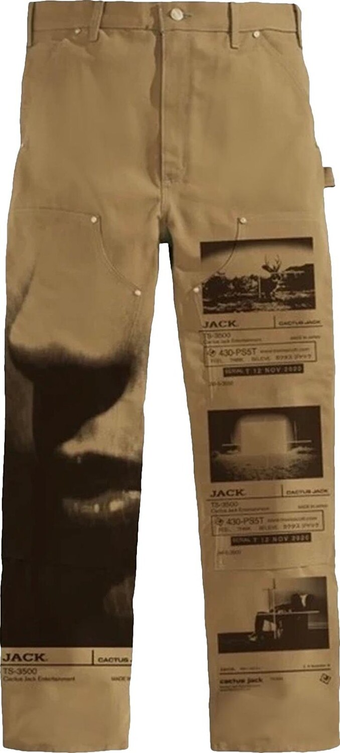

Брюки Cactus Jack by Travis Scott System Work Pants 'Tan', загар, Коричневый, Брюки Cactus Jack by Travis Scott System Work Pants 'Tan', загар