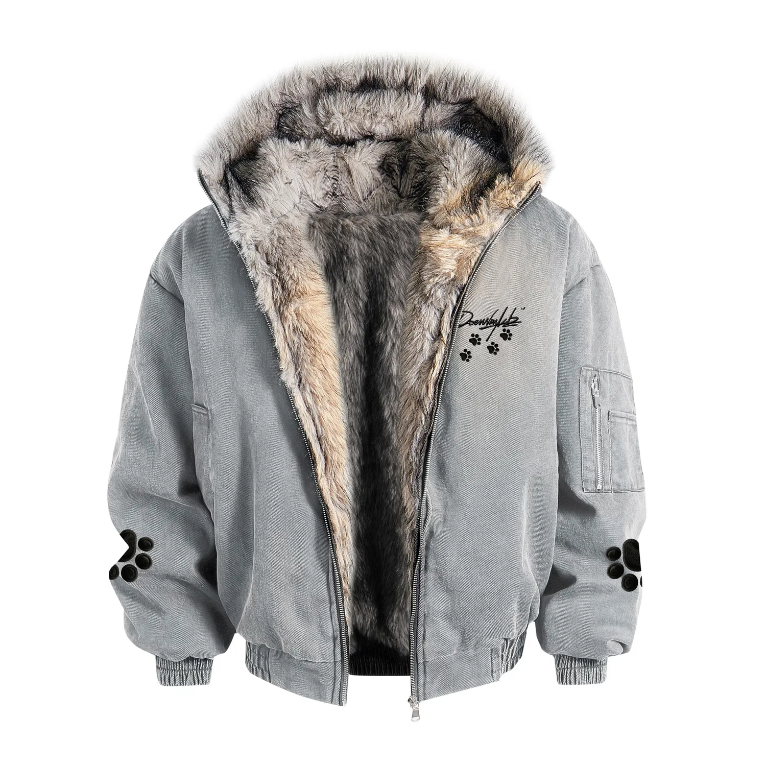Детский пуховик утепленный DEERWAY, Gray