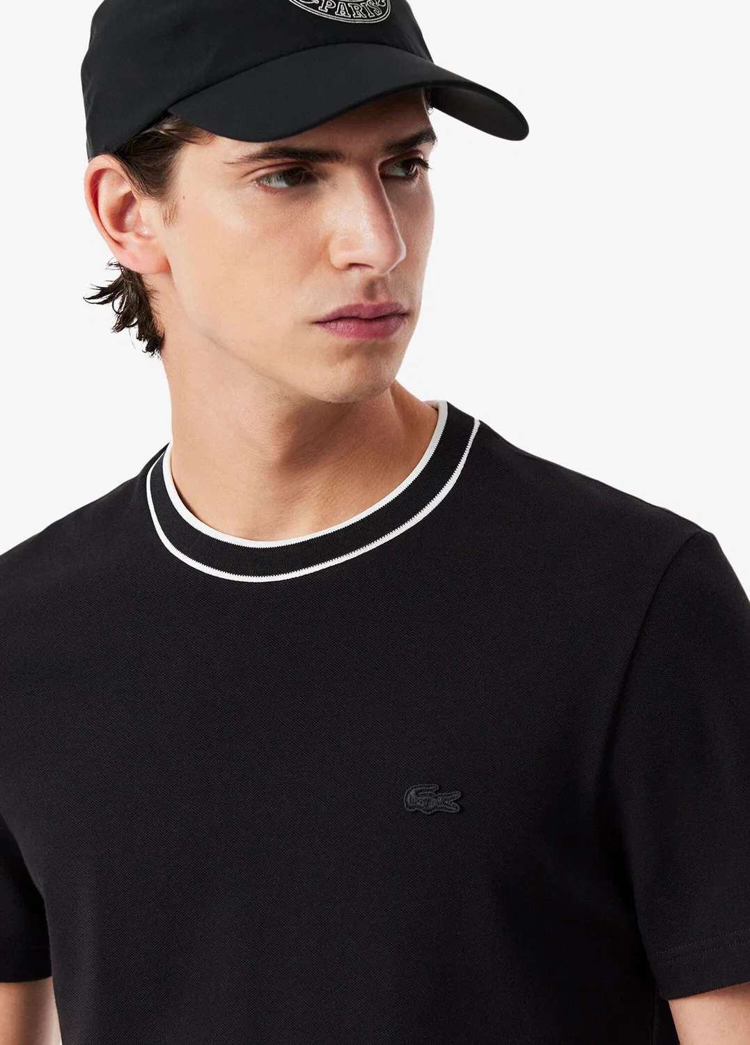 Футболка Lacoste Regular Fit, черный — фото 2
