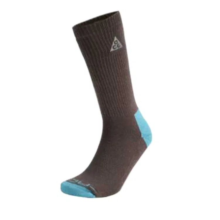 Детские носки средней длины с принтом Nike, Цвет Ore Gray/Baltic Sea Blue/Silver