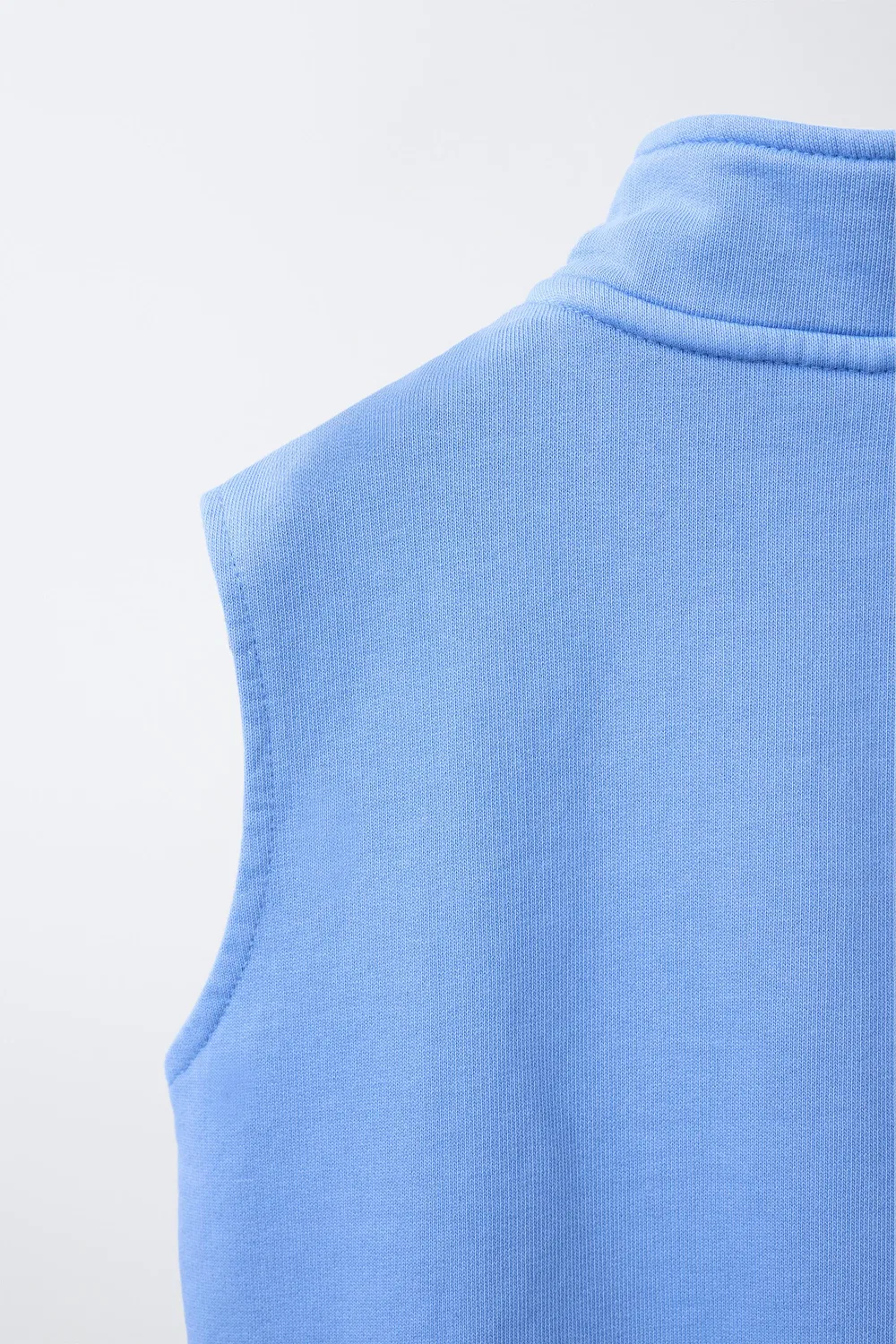 СВИТШОТ ЖИЛЕТ ZARA, Mid-Blue — фото 4