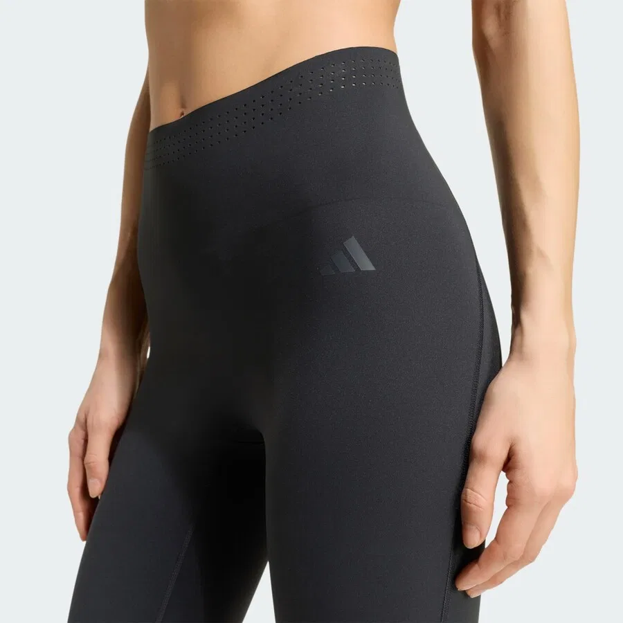 Узкие спортивные брюки ADIDAS PERFORMANCE черного цвета — фото 4