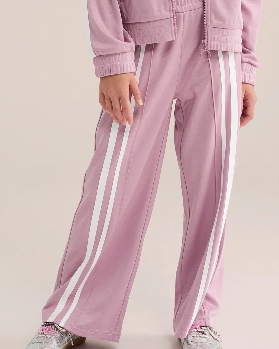 Брюки WE Fashion розового цвета — фото 2