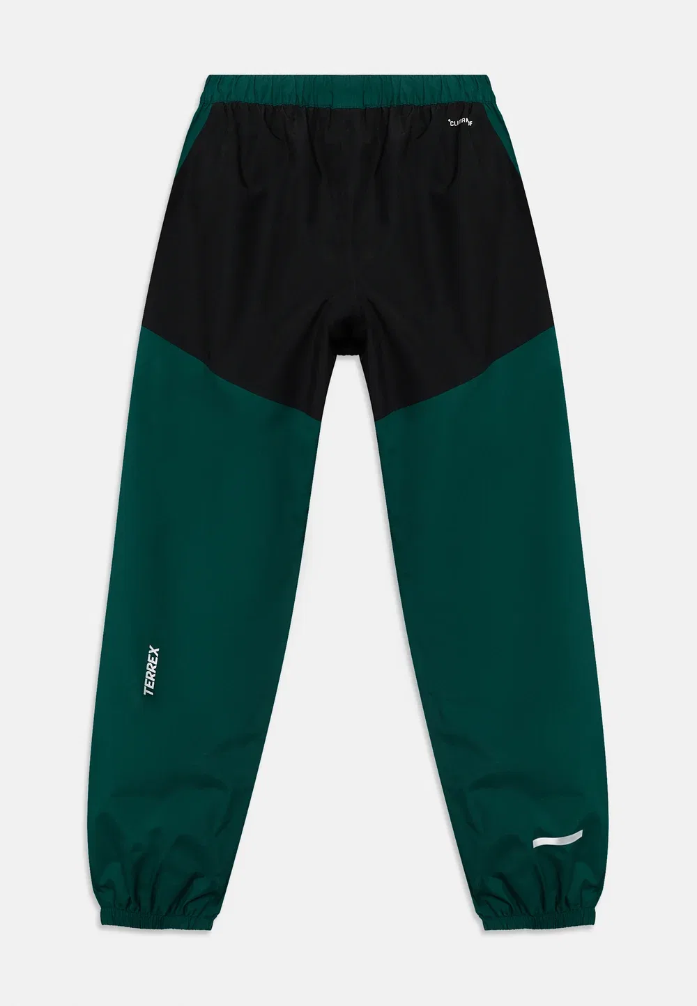 Дождевые брюки унисекс - дождевые штаны Adidas Terrex, Collegiate Green — фото 2