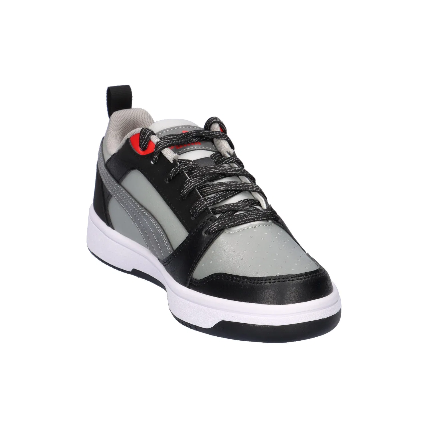 Детские кроссовки с принтом Rebound V6 Lo MID 90s Jr Puma, Schwarz Grau — фото 2