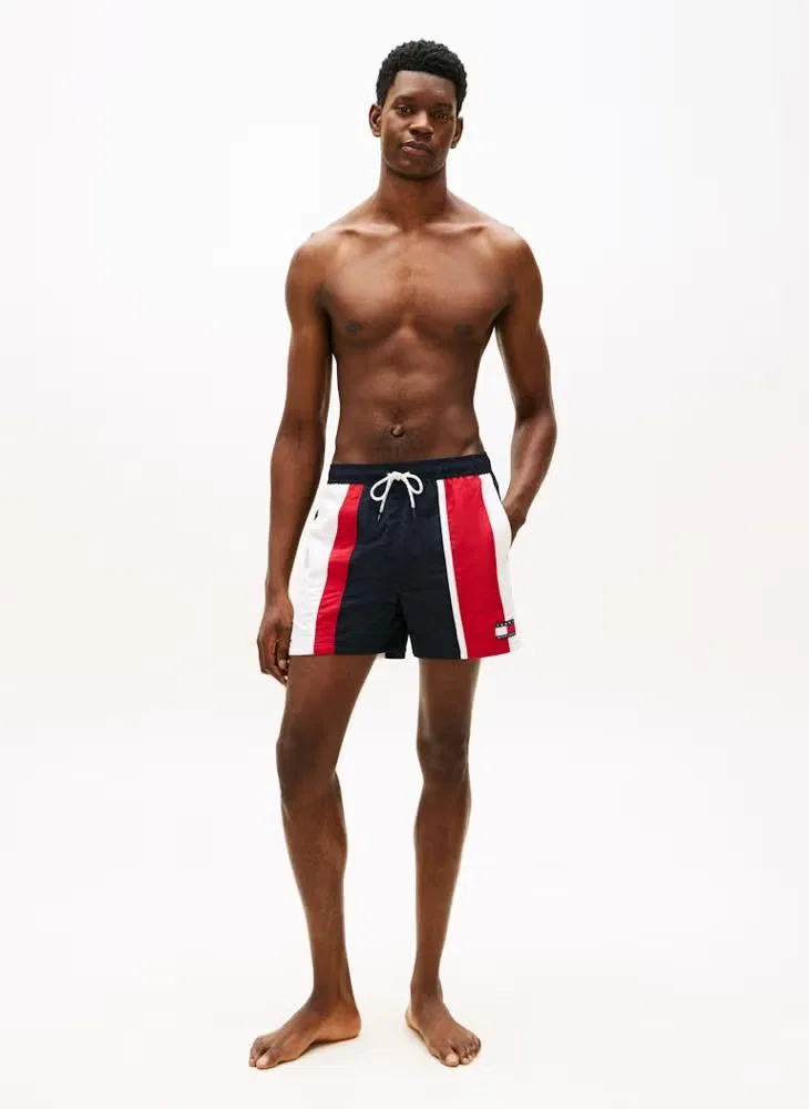 Шорты для плавания с цветными блоками Heritage Tommy Hilfiger, голубой — фото 4