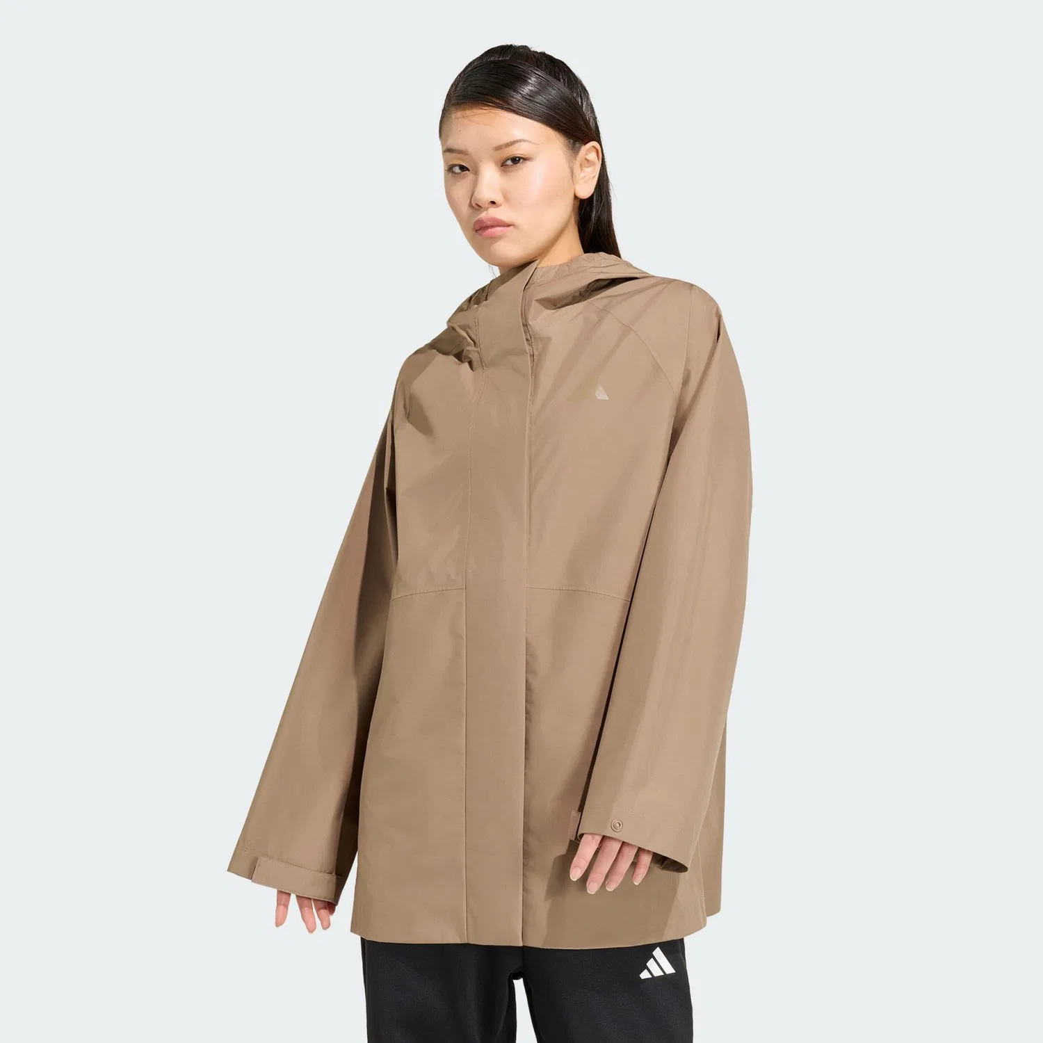 Мужской дождевик с технологией Climaproof Essentials Rain Parka Adidas, Schwarz