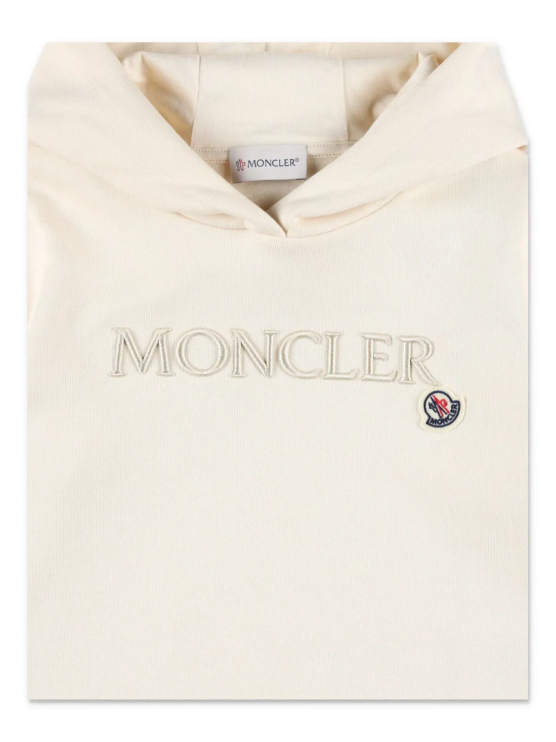 Худи с Вышитым Логотипом Moncler, белый — фото 2