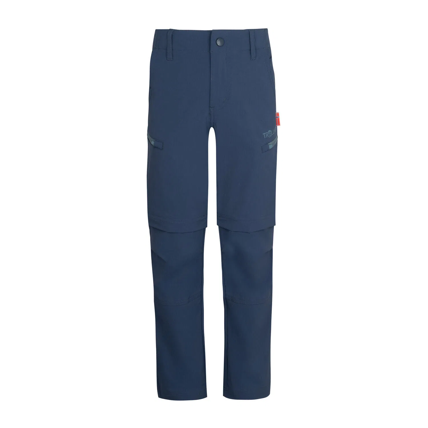 Детские спортивные штаны-трансформеры Kjerag Zip Off Trollkids, Mitternachtsindigo Blau