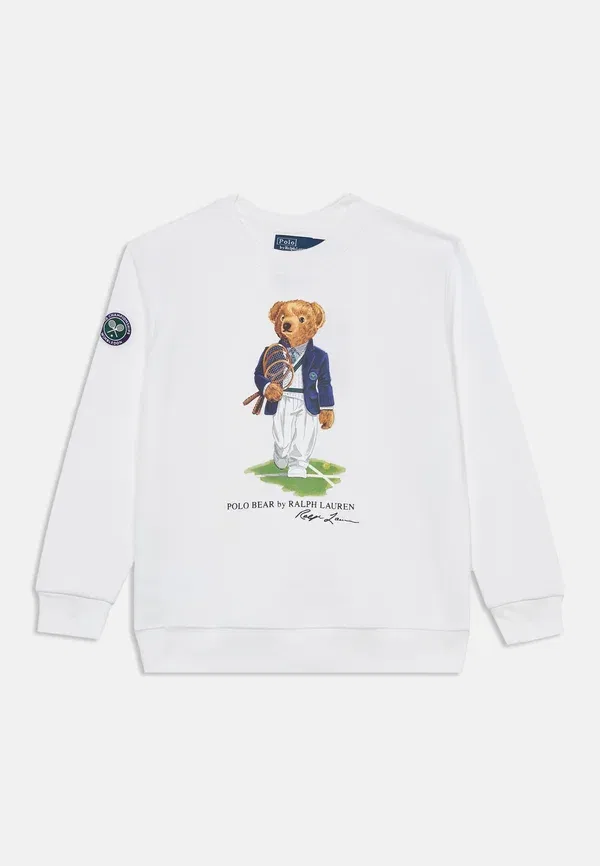 Свитшот с принтом Seasonal Polo Ralph Lauren, White, белый — фото 3