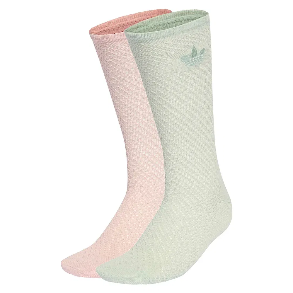 Носки Crochet crew socks 2 шт Adidas Originals, зеленый