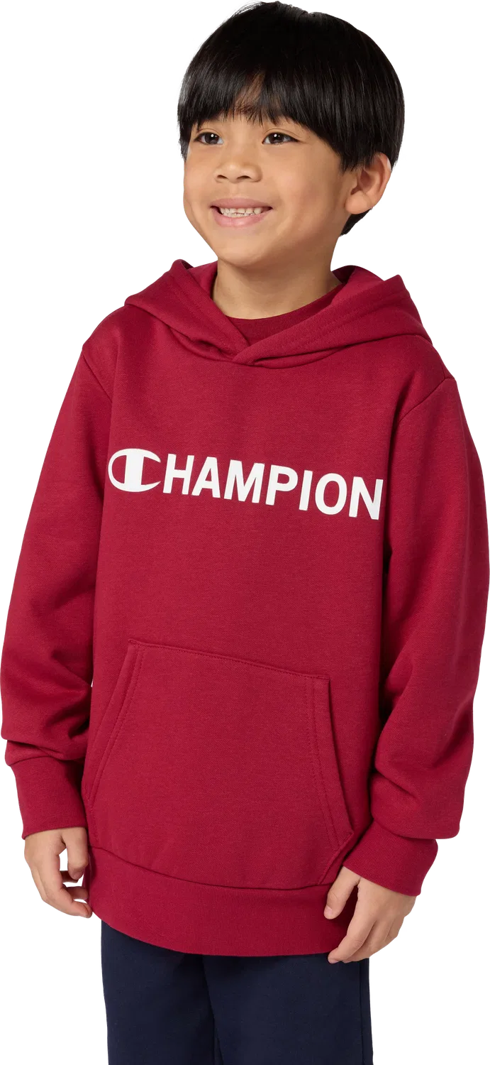 Детское худи с капюшоном Champion, красный — фото 4