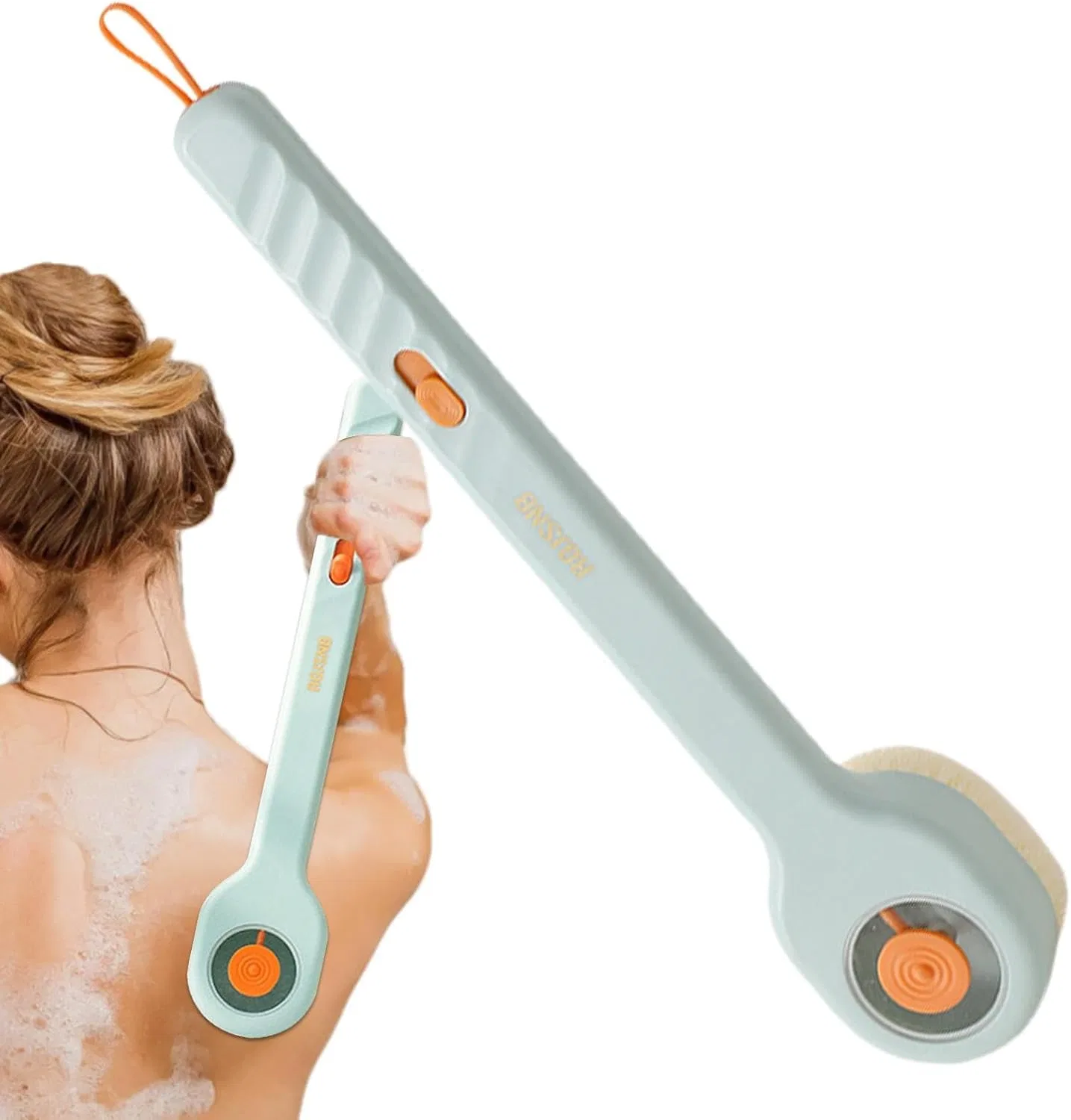 Щетка для спины, Body Brush, Generic, 34.5 x 6.8 см, Синий