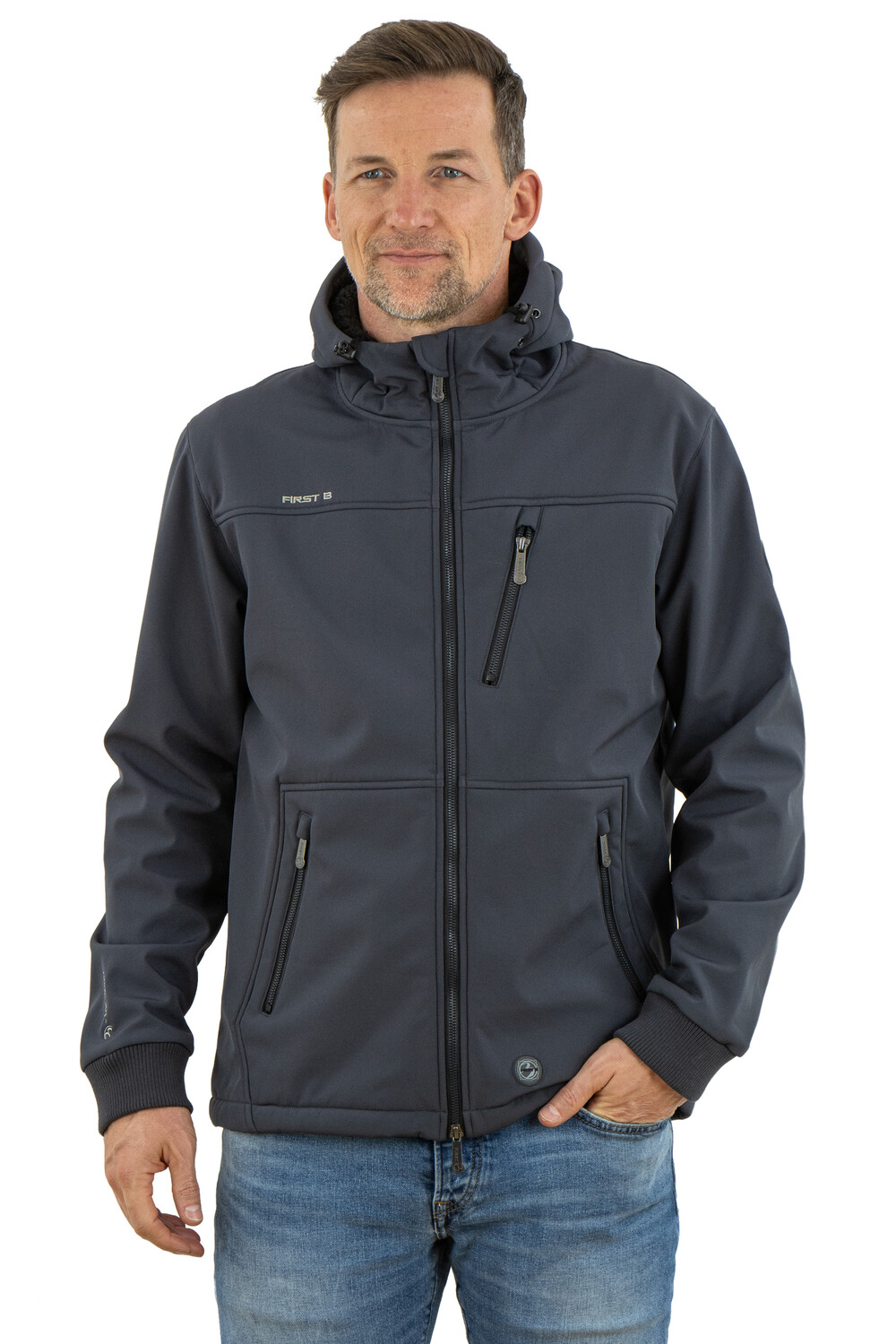 

Куртка First B Softshelljacke gebondet, антрацит