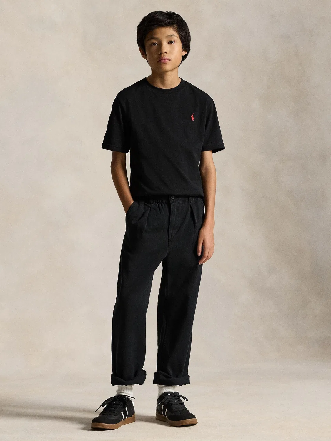 Футболка джерси Polo Ralph Lauren, черный — фото 2
