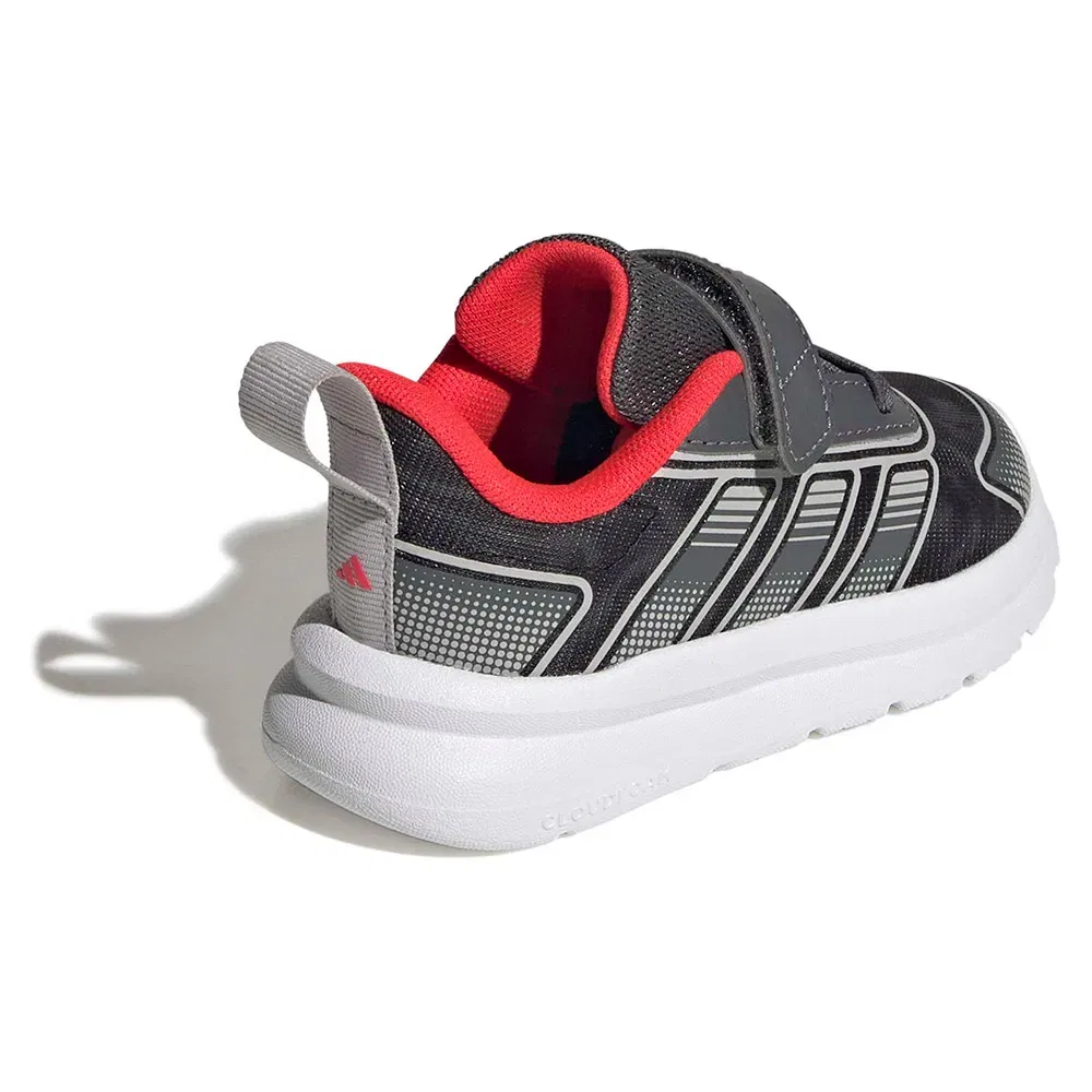 Детские кроссовки с принтом Tensaur Run 4.0 Adidas, Black — фото 4