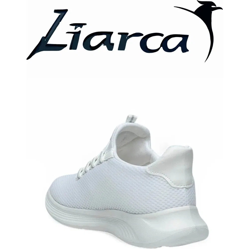 Детские кроссовки без шнуровки дышащие Velora Air, White Silver Liarca — фото 4