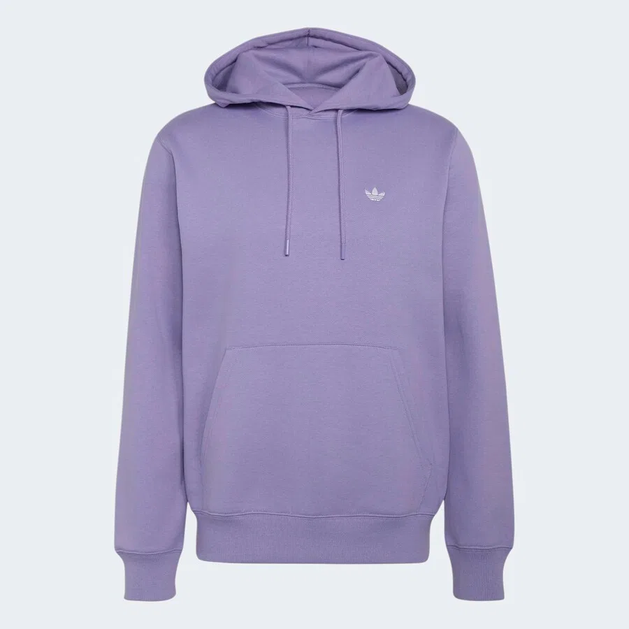 Толстовка ADIDAS ORIGINALS 'Trefoil Essentials' лавандового цвета — фото 2