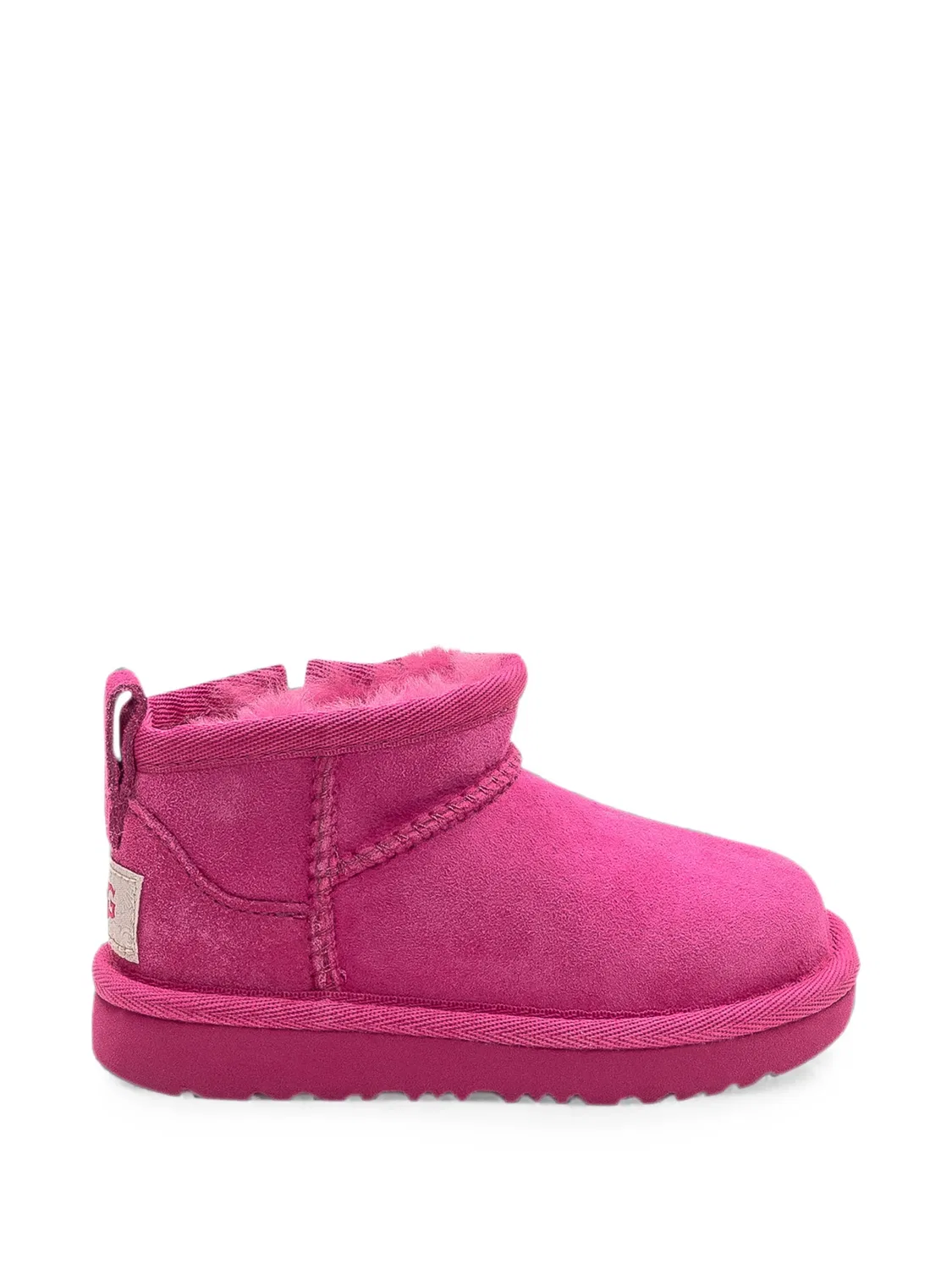 Детские ботинки Classic Ultra Mini розовые UGG, розовый