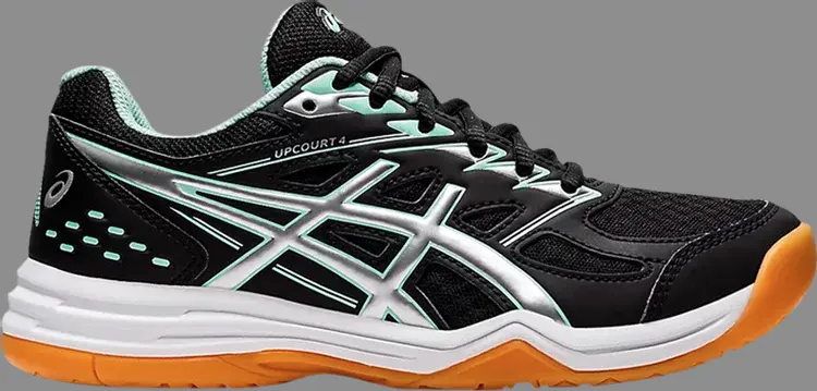 

Кроссовки upcourt 4 gs 'black fresh ice' Asics, черный