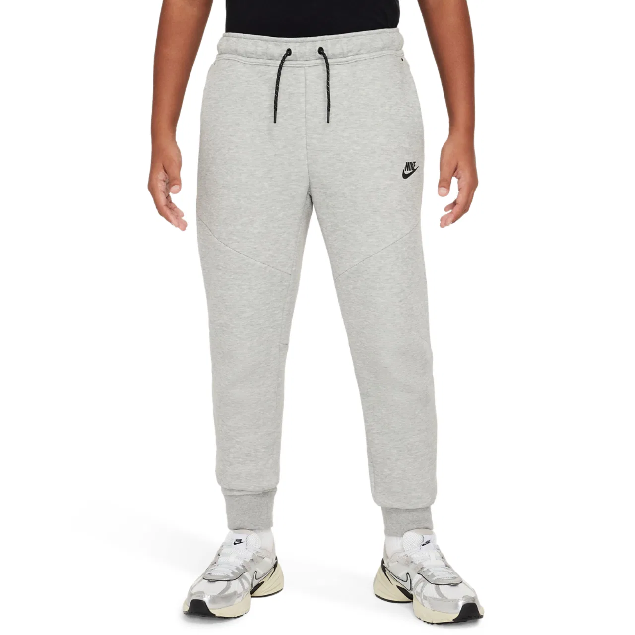 Брюки для мальчиков Tech Fleece Nike, цвет Black/Dark Grey Heather