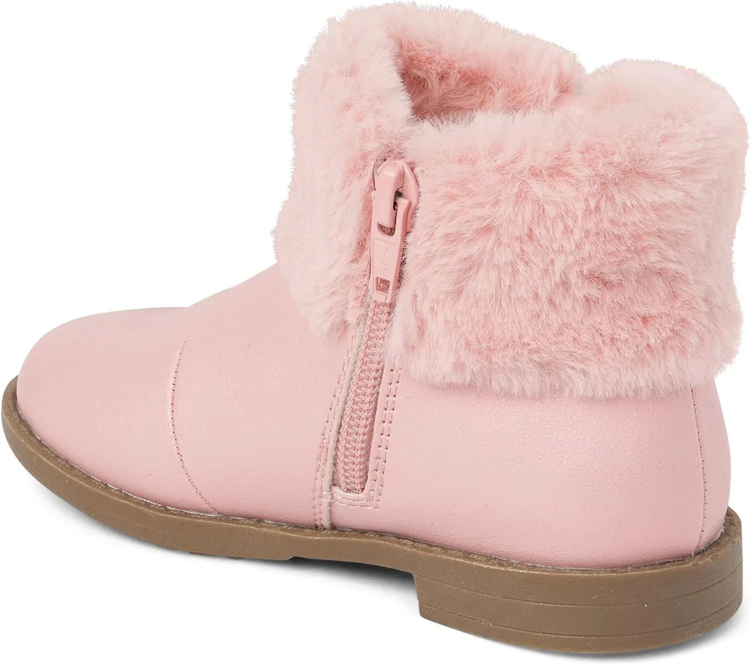 Детские ботинки для девочек с коротким голенищем Gymboree, Pink Faux Fur — фото 4