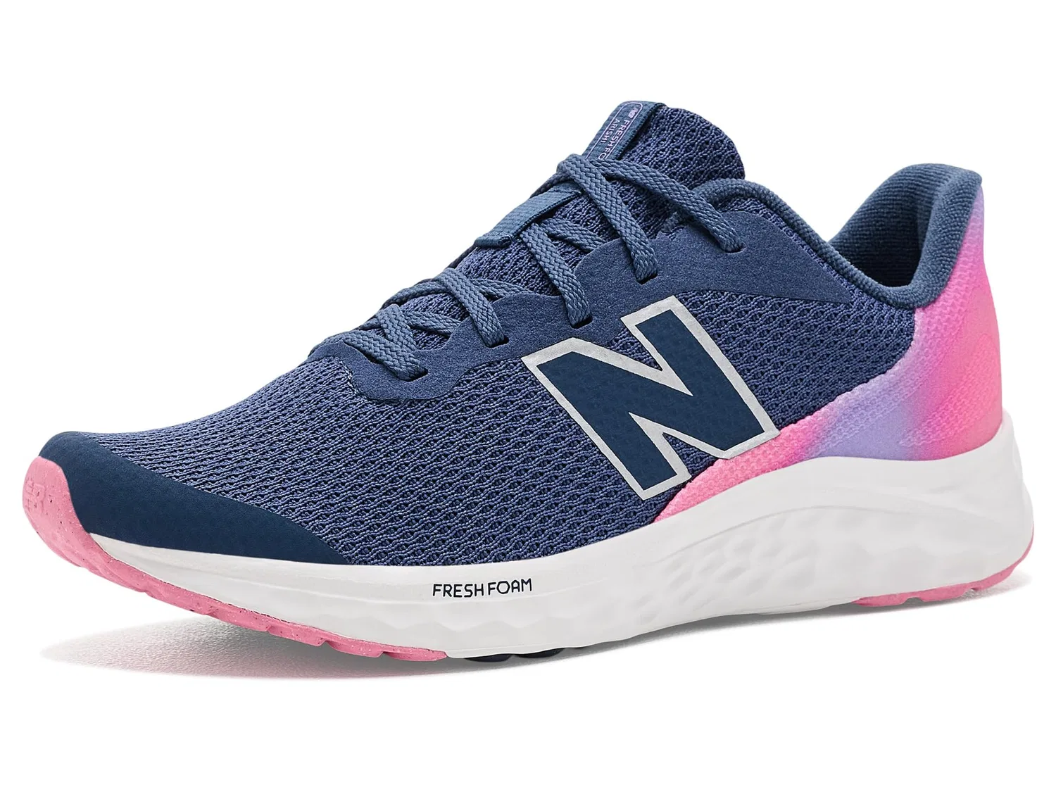 Кроссовки ARISHI Lace (для больших детей) New Balance Kids, Vintage Indigo/Signal Pink — фото 2