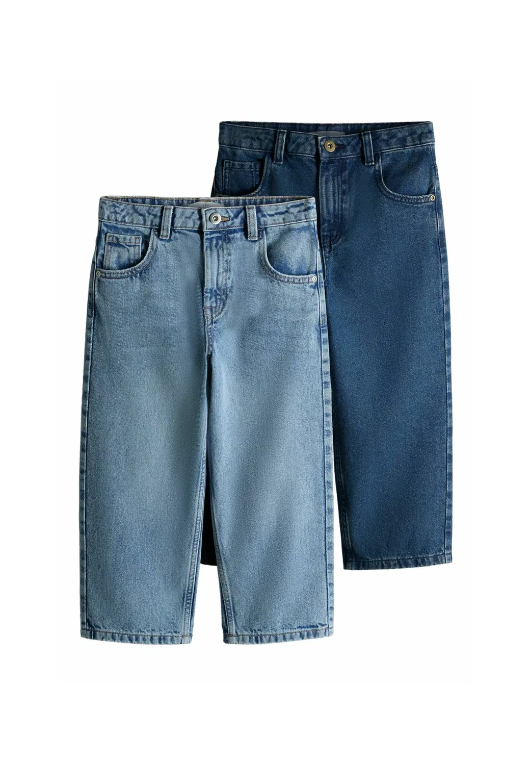 2 пары свободных джинсов унисекс - джинсы свободного кроя The Set, Blue Denim