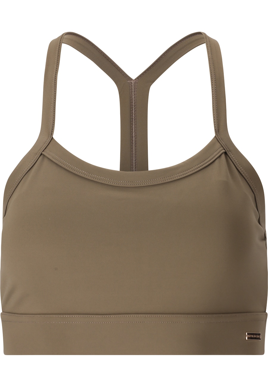 

Спортивный бюстгальтер с низкой поддержкой Athlecia Bloom V2, коричневый