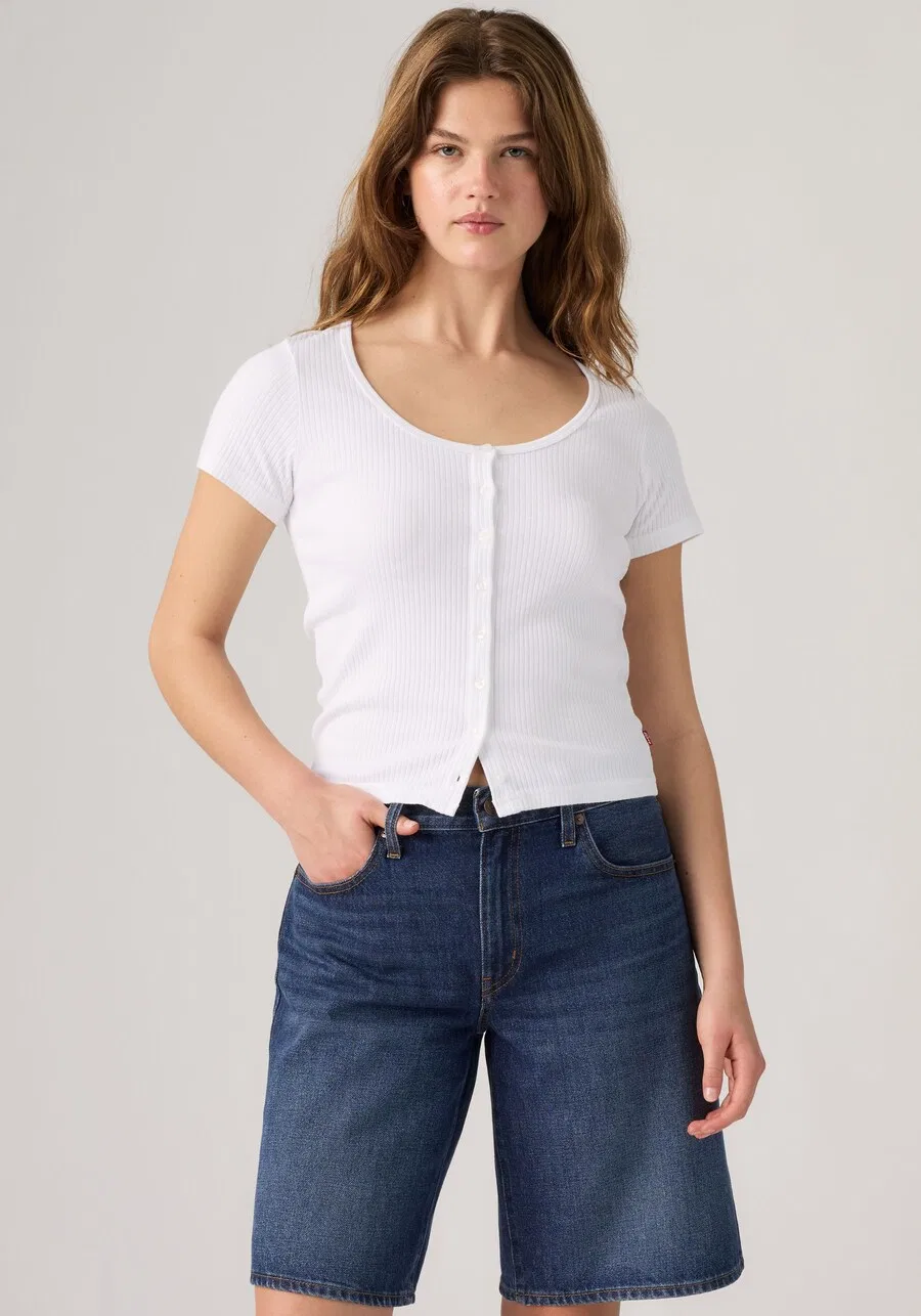 Футболка LEVI'S AUSTEN белого цвета — фото 2