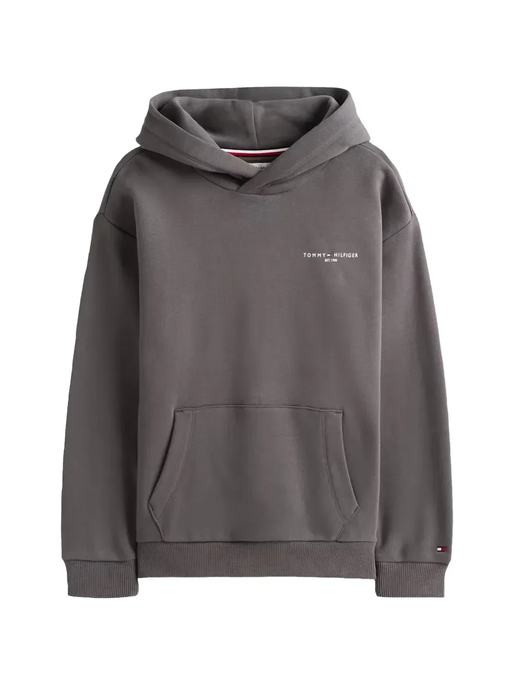 Худи с логотипом Tommy Hilfiger Junior, серый