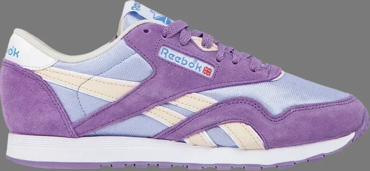 

Кроссовки wmns classic nylon archive 'frozen lilac' Reebok, фиолетовый