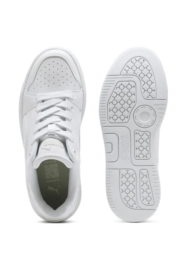 Кроссовки из кожи Rebound femme jr 007 var, Puma, White Dim, белый — фото 3