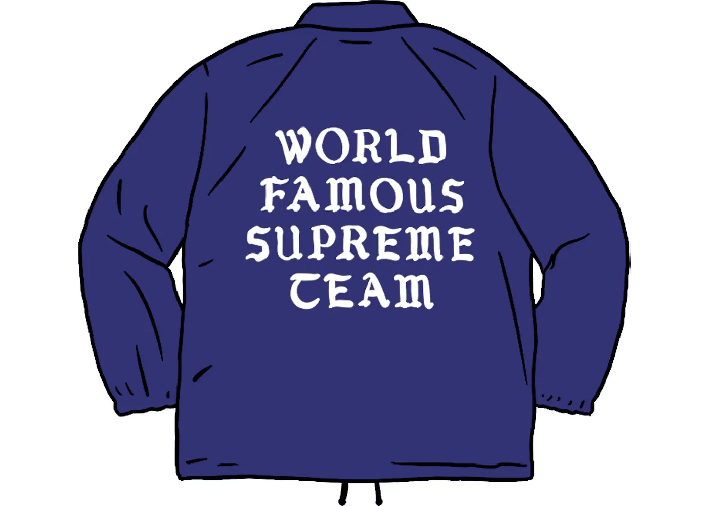 Мужская куртка-тренч с длинным рукавом Coaches Jacket Supreme, Dark Royal