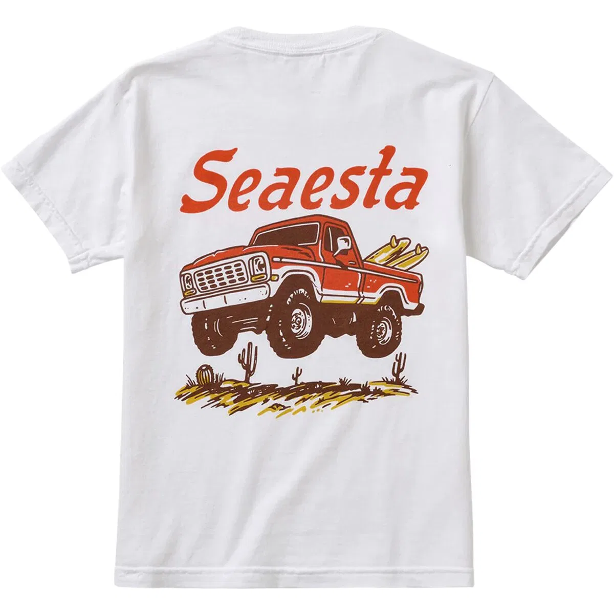 Детская футболка с коротким рукавом Baja t-shirt Seaesta Surf, White