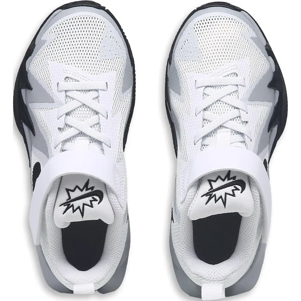Детские баскетбольные кроссовки Dynamite Nike, White/Black — фото 4