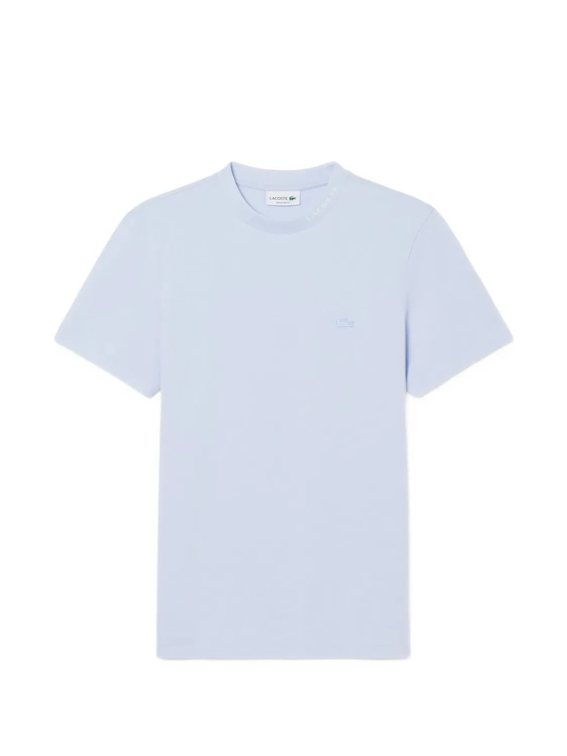 Футболка с круглым вырезом, синяя Lacoste, синий
