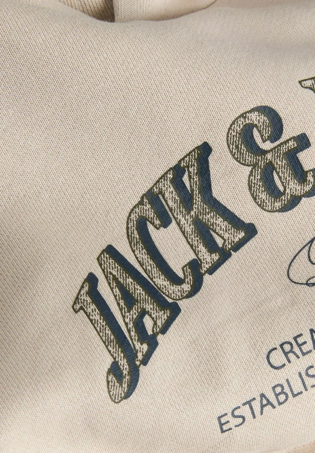 Толстовка с логотипом Jjedenver, размер sn jnr - худи Jack & Jones Junior, Moonbeam — фото 3