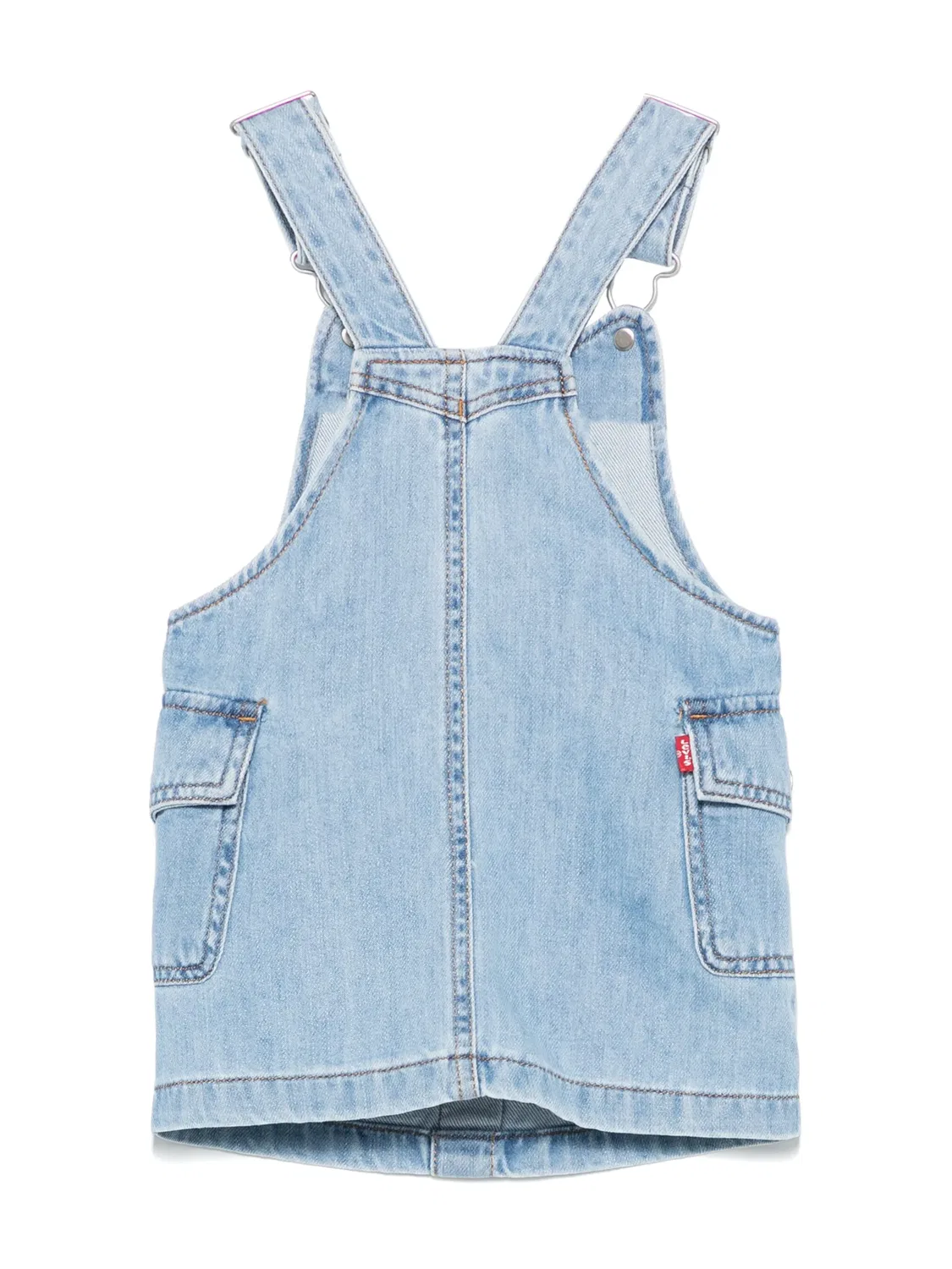 Джинсовое платье-сарафан Levi's, синий — фото 3