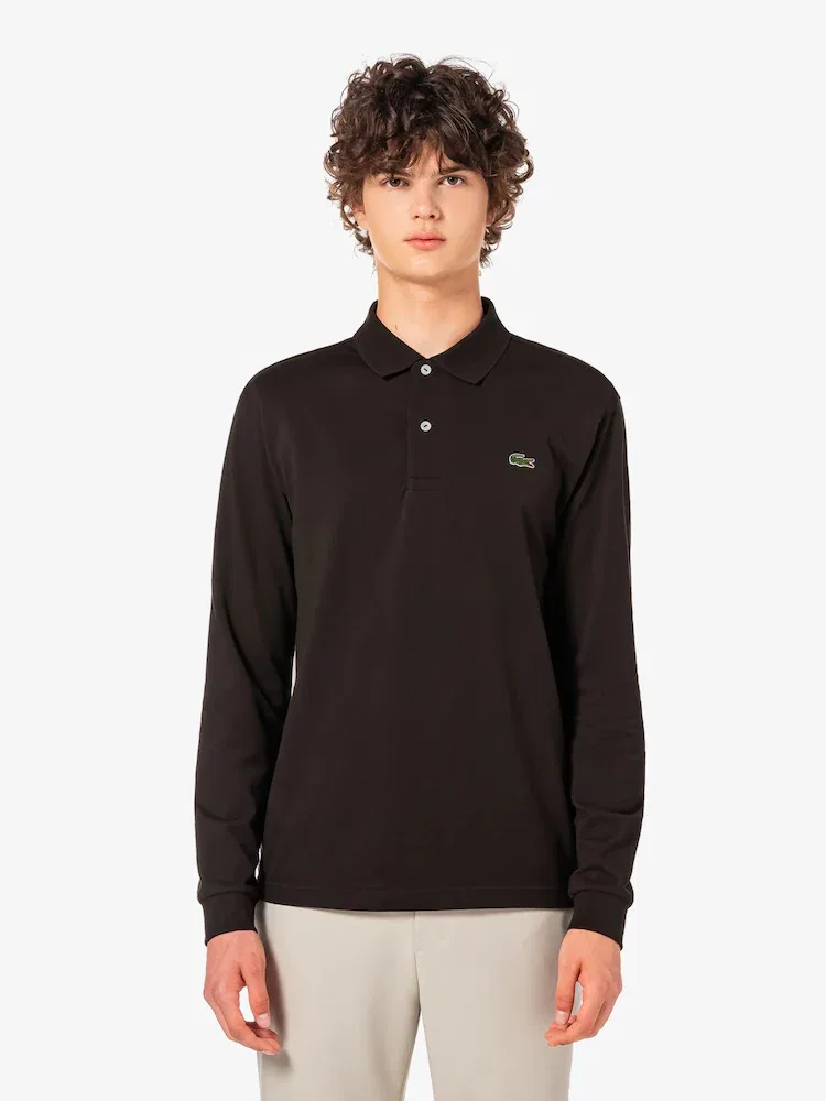 Футболка с длинным рукавом Regular Fit LACOSTE, Dark Brown