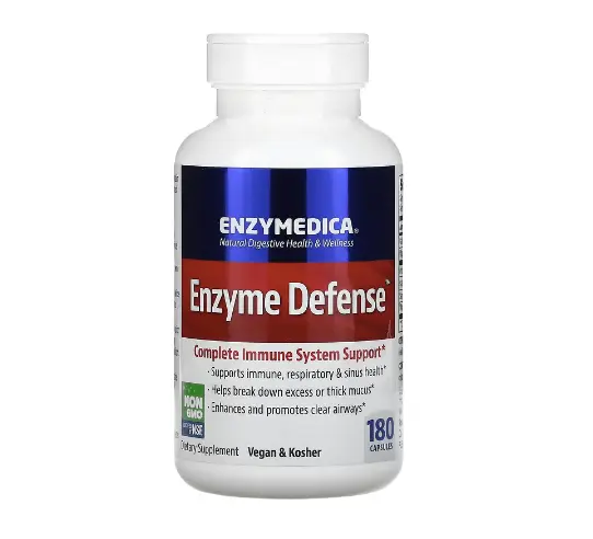 

Ферменты Enzymedica Enzyme Defense, 180 капсул