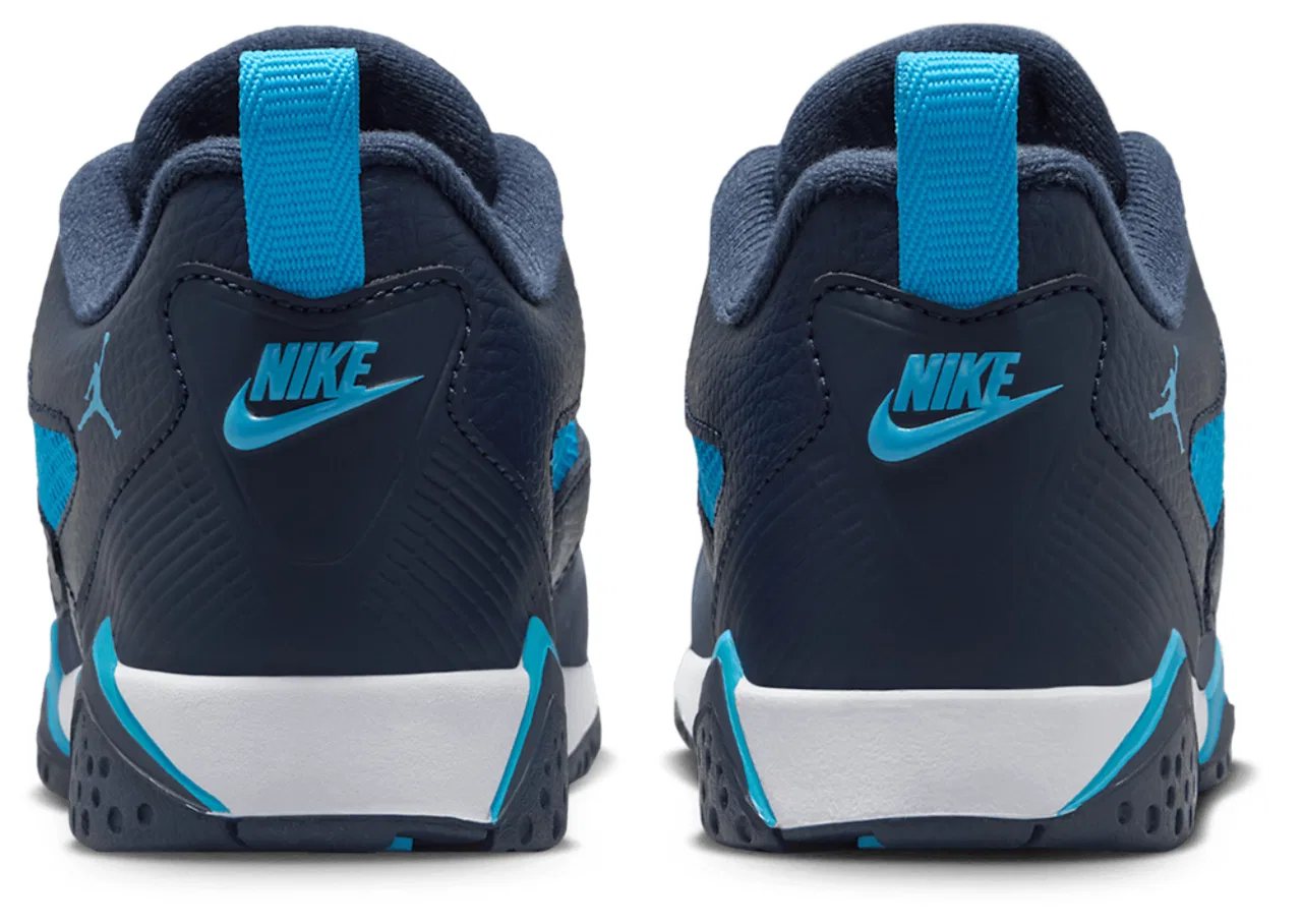 Баскетбольные кроссовки для мальчиков AJ 7 RM Jordan, цвет Obsidian/Dk Powder Blue/White — фото 3