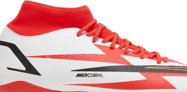 Бутсы Nike Mercurial Superfly 8 Academy CR7 MG 'Chile Red', красный — фото 3