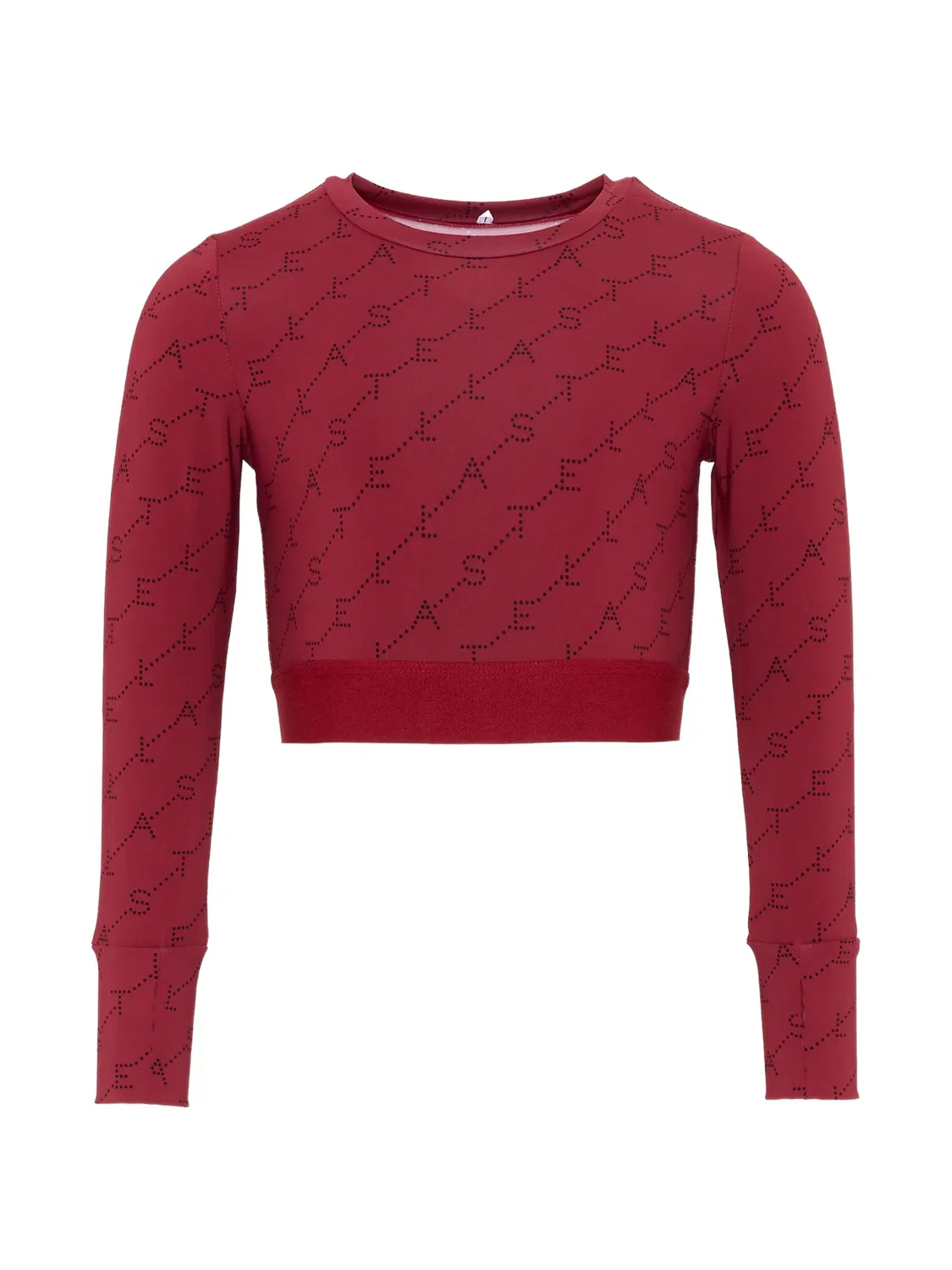 Комплект из лонгслива и легинсов Stella McCartney, красный