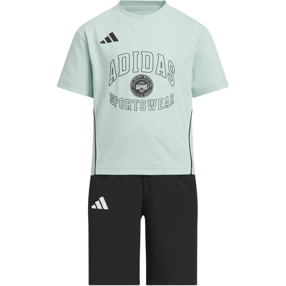 

Adidas Повседневная спортивная одежда Climacool спортивная одежда Light Green/Black для детей от 3 до 7 лет