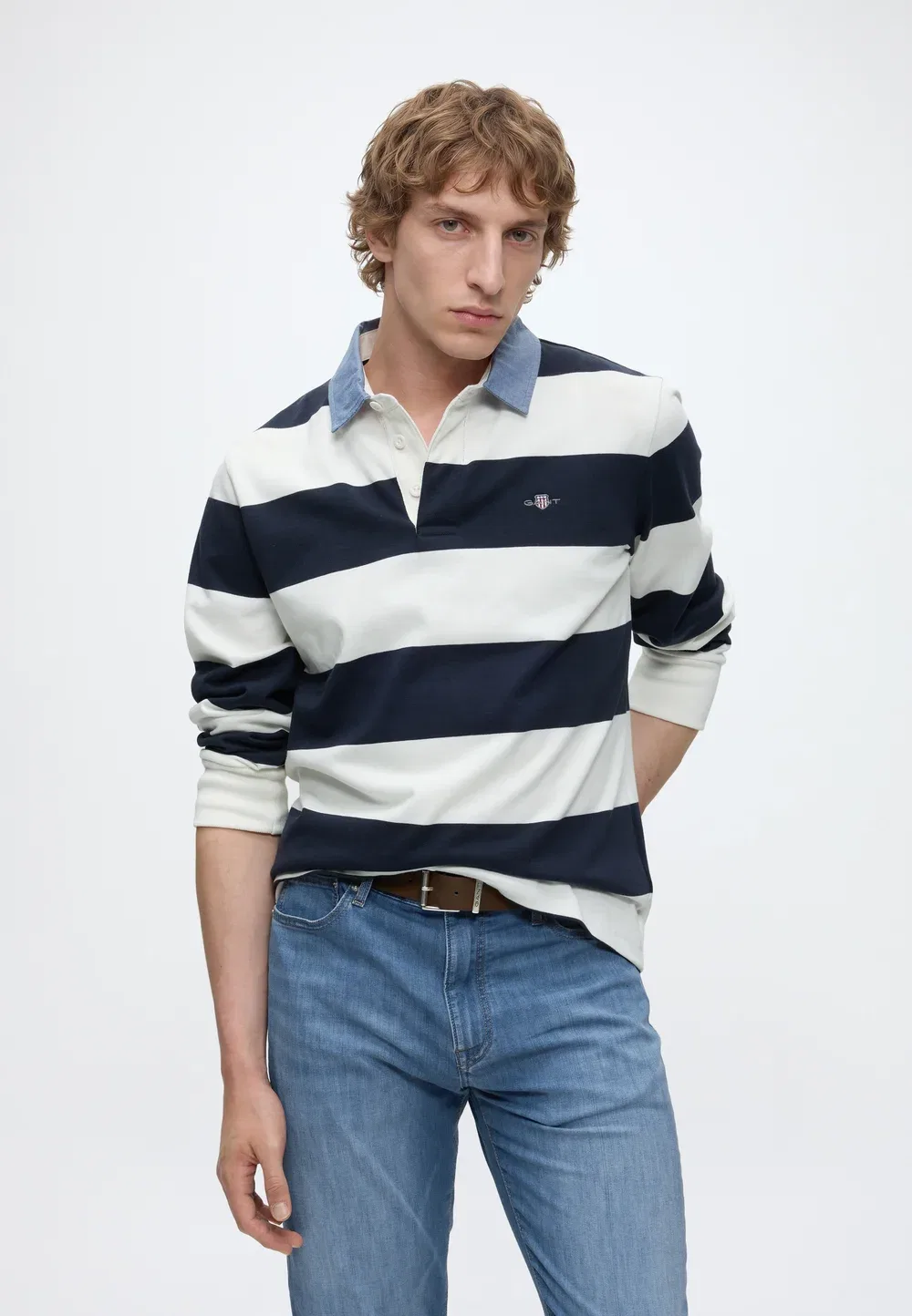 Узкие прямые джинсы Denton сезонного качества - джинсы зауженного кроя Tommy Hilfiger, Jett Indigo — фото 4