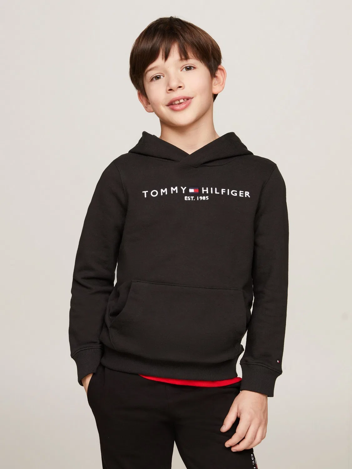 Худи Tommy Hilfiger Essential, черный